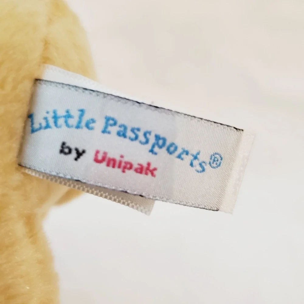 Unipak‎ Little Passports Toby Plush Puppy Dog Bean/Pellet Bottom